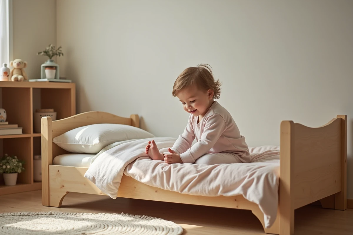 Âge approprié pour un lit au sol Montessori